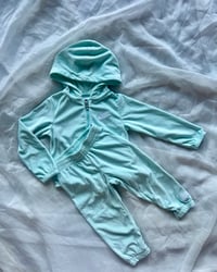 Image 1 of Nike Velour Zip Hoodie Joggers Set