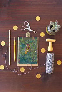 Carte postale Lotus et barque