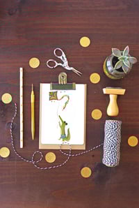 Carte postale Crocodile au cerf-volant 