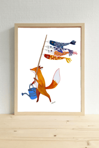 Illustration Renard et Koïnobori