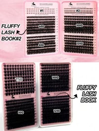 Image 2 of EXTENSION DE CILS -  620 pièces Grappes de cils moelleux Extensions de cils individuels, 120D/10