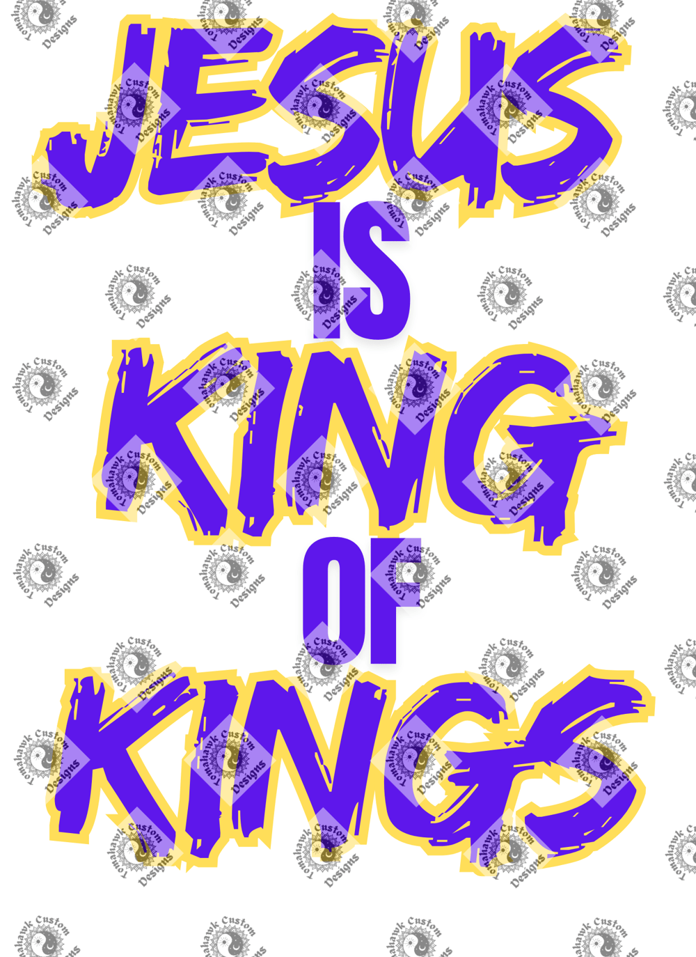 Image of Jesus is king 3pk