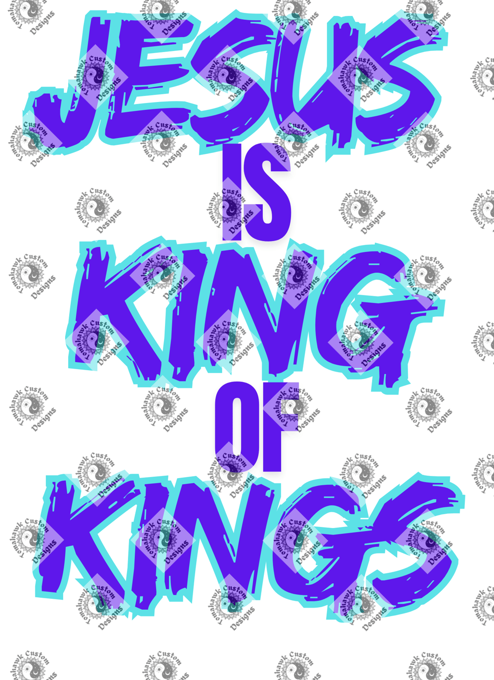 Image of Jesus is king 3pk