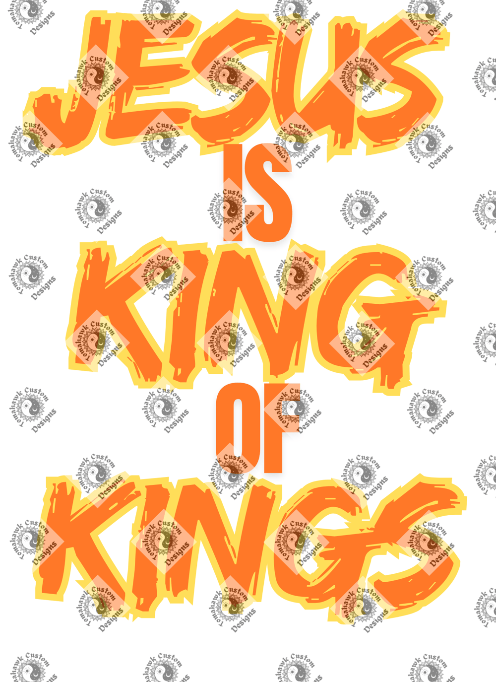 Image of Jesus is king 3pk