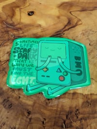 Image 1 of BMO Adventure Time - Find the Light - Cute Epoxy Acrylic Magnet