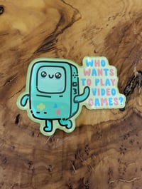 Image 1 of Adventure Time BMO - Video Games - Cute Epoxy Acrylic Magnet