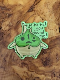 Image 1 of Korok Ya ha ha! - Cute Epoxy Acrylic Zelda Magnet