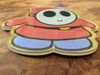 Image 2 of Mario Shy Guy - Cute Epoxy Acrylic Magnet