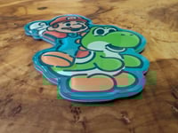 Image 2 of Mario & Yoshi - Cute Epoxy Acrylic Magnet