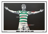 Image 2 of CALUM OSMAND SIGNED CELTIC V RANGERS BEST DAY