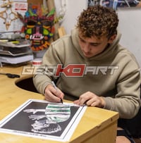 Image 1 of CALLUM OSMAND SIGNED CELTIC V RANGERS GOAL 