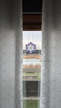 Image 2 of Snowflake 2 - Neolavender/Blue/Clear