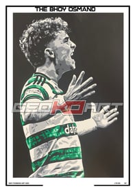Image 2 of CALLUM OSMAND SIGNED CELTIC V RANGERS GOAL 
