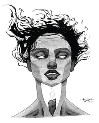 Inktober 2025 - "Vacant" Day 30