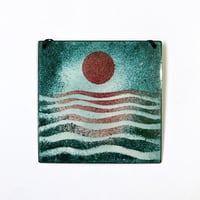 Image 1 of Seascape Enamel Wall Art