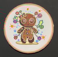 Image 1 of Acrylic hand painted Gingerbread VooDoo Doll