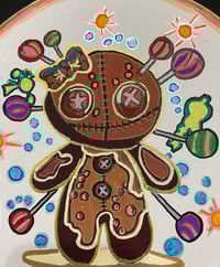 Image 2 of Acrylic hand painted Gingerbread VooDoo Doll