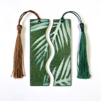 Green Leaf Bookmark Set