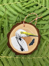 Image 3 of Egret Ornament