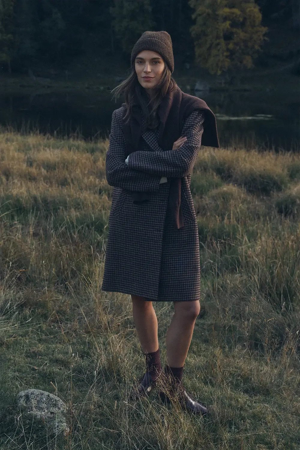 Image of 5-Gorro Knitted Chocolate