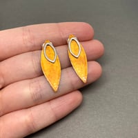 Image 2 of Leaf Stud Earrings