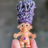 MADE TO ORDER: Dried Lavender Bundle Mini Troll 1.5"