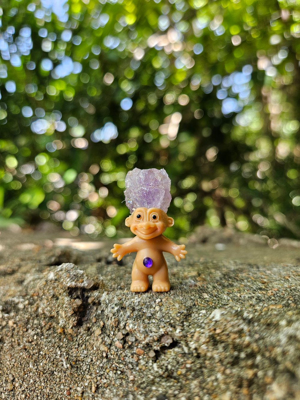MADE TO ORDER: Amethyst Troll Mini 1.5"