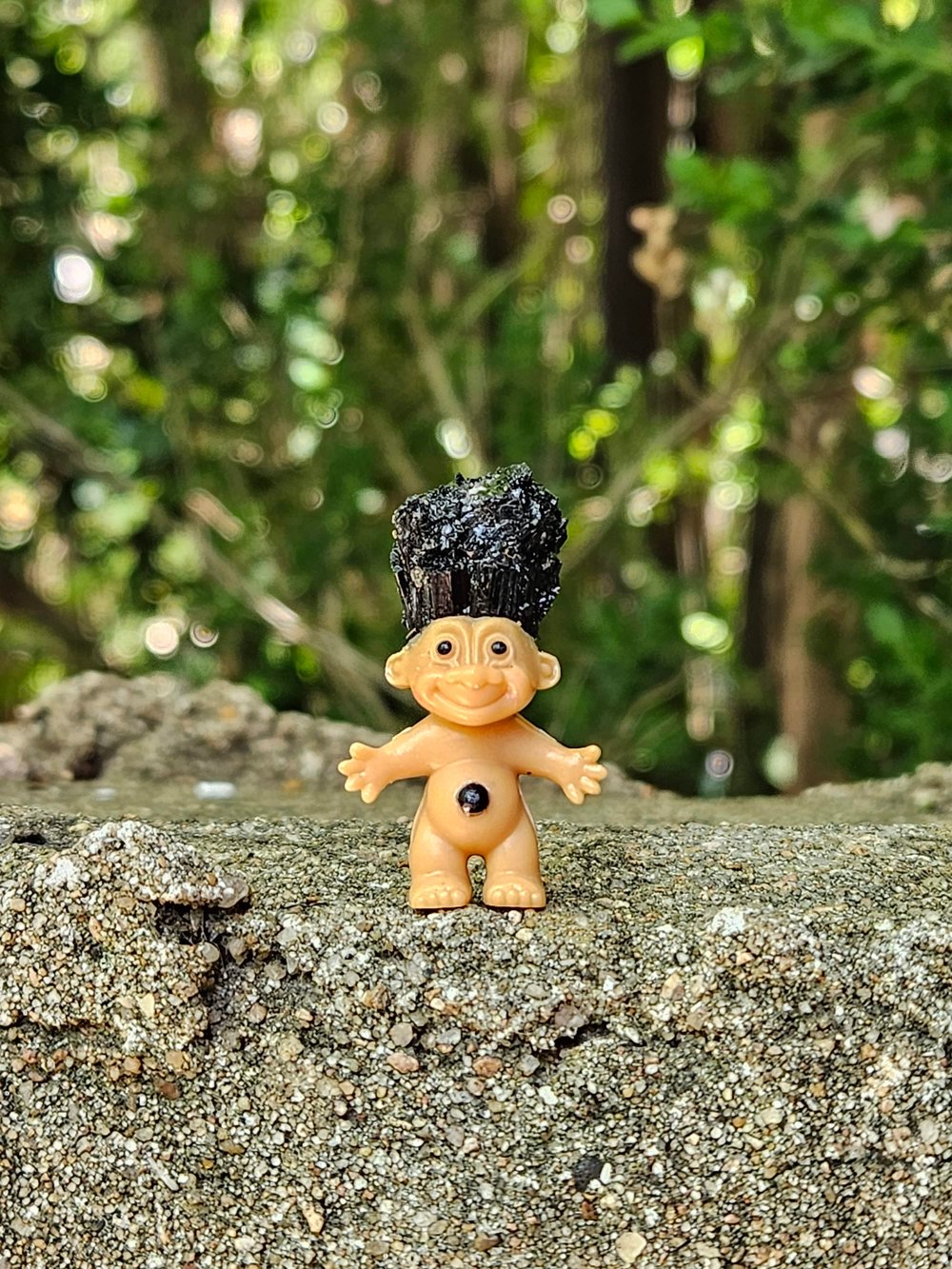 MADE TO ORDER: Black Tourmaline Troll mini 1.5"