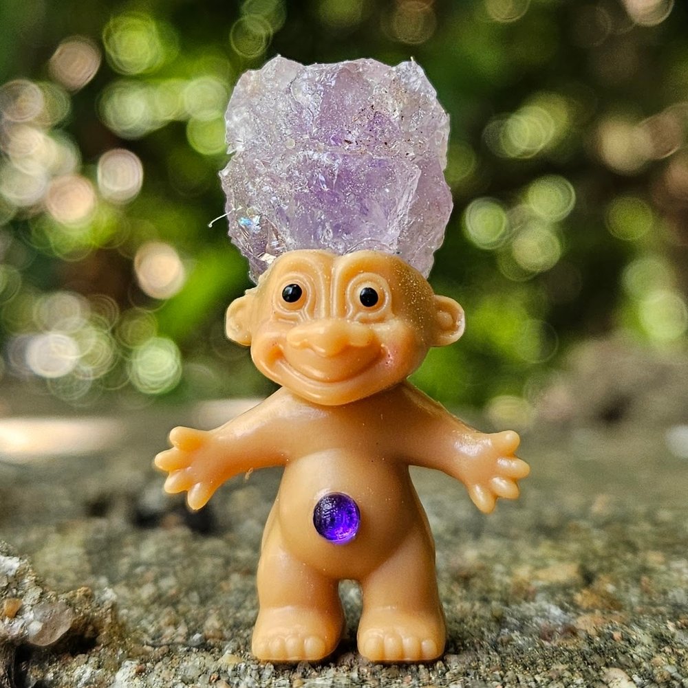 MADE TO ORDER: Amethyst Troll Mini 1.5"
