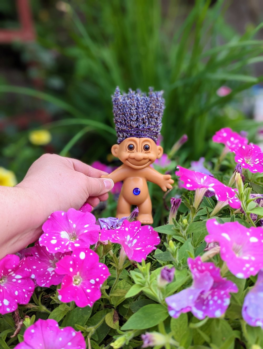 MADE TO ORDER: Dried Lavender Troll Adult 6"