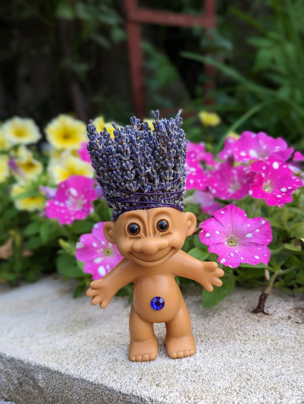 MADE TO ORDER: Dried Lavender Troll Adult 6"