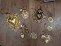 Image 4 of Grand coeur avec flamme ex voto 