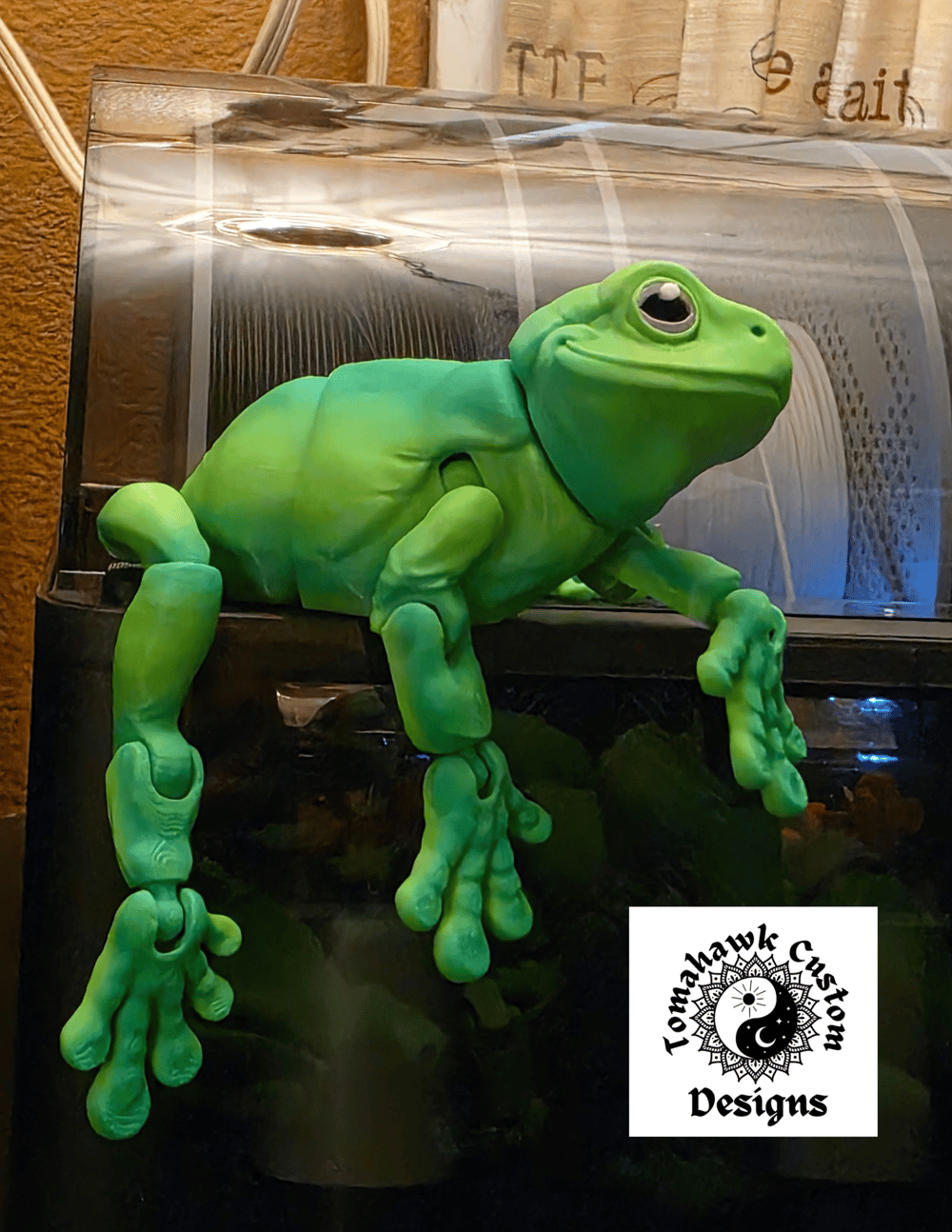 Image of 3d printed tree frogs