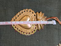 Image 3 of Petit cœur en laiton a suspendre 