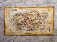 Image 1 of Stitched "Auveriah Map' Playmat 