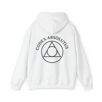 Image 2 of Codex Absolutus Logo Hoodie — Minimal Alchemy Graphic Sweatshirt