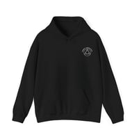 Image 1 of Codex Absolutus Hoodie — Minimal Occult Logo Pullover