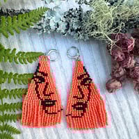 Ooh La La Faces Fringe Earrings
