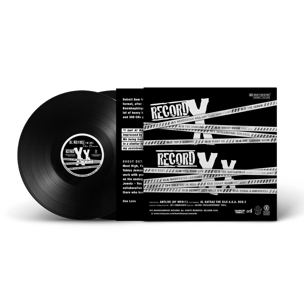 Image of Al Katraz The Xile - The Serum (2LP, Album) (1997/2025) PRE ORDER NOW