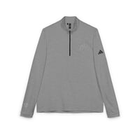 Image 3 of Embroidered adidas Quarter-Zip Pullover — White Performance Golf & Activewear