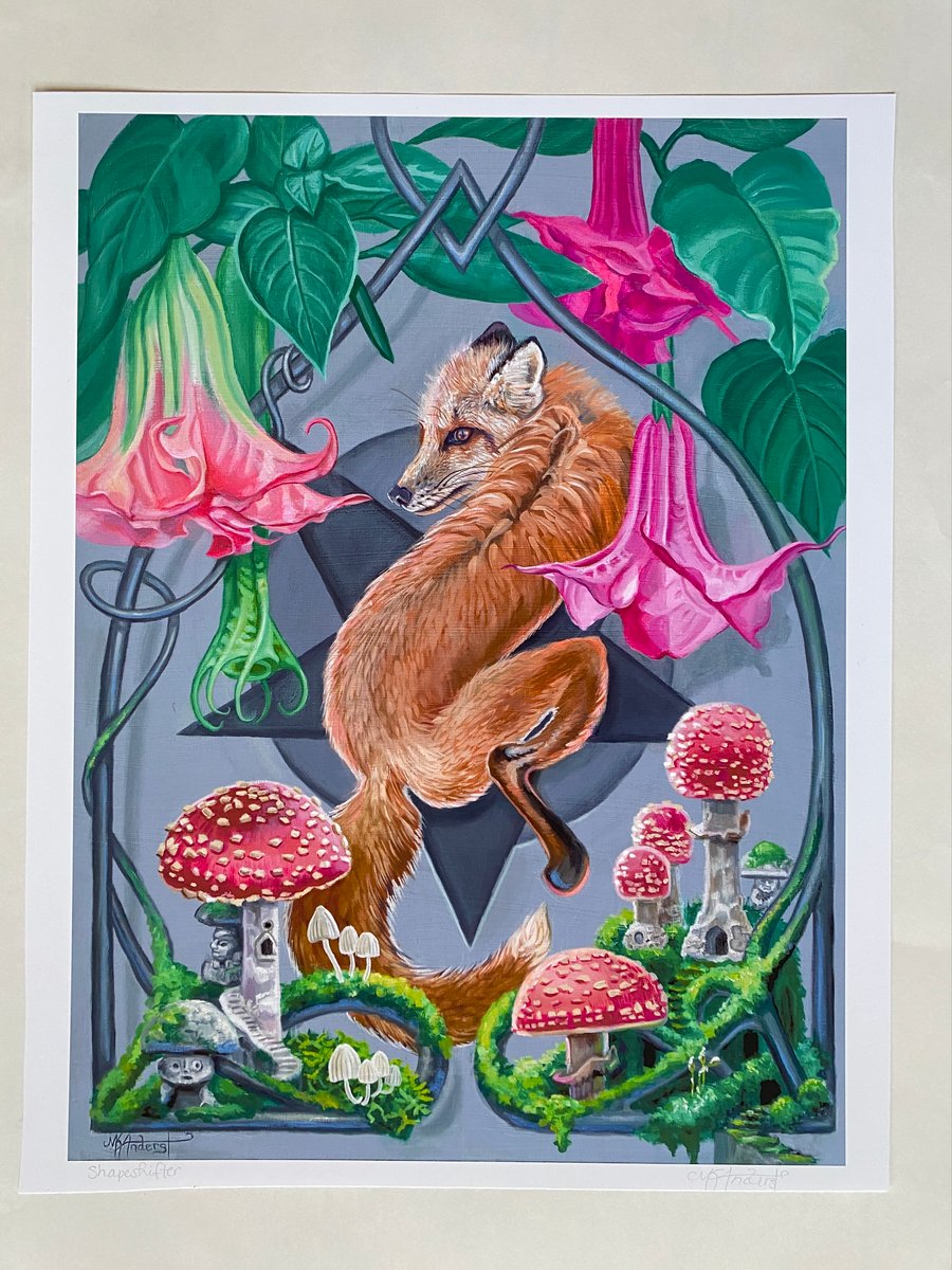 Shapeshifter ~ signed paper print | Michelle Anderst