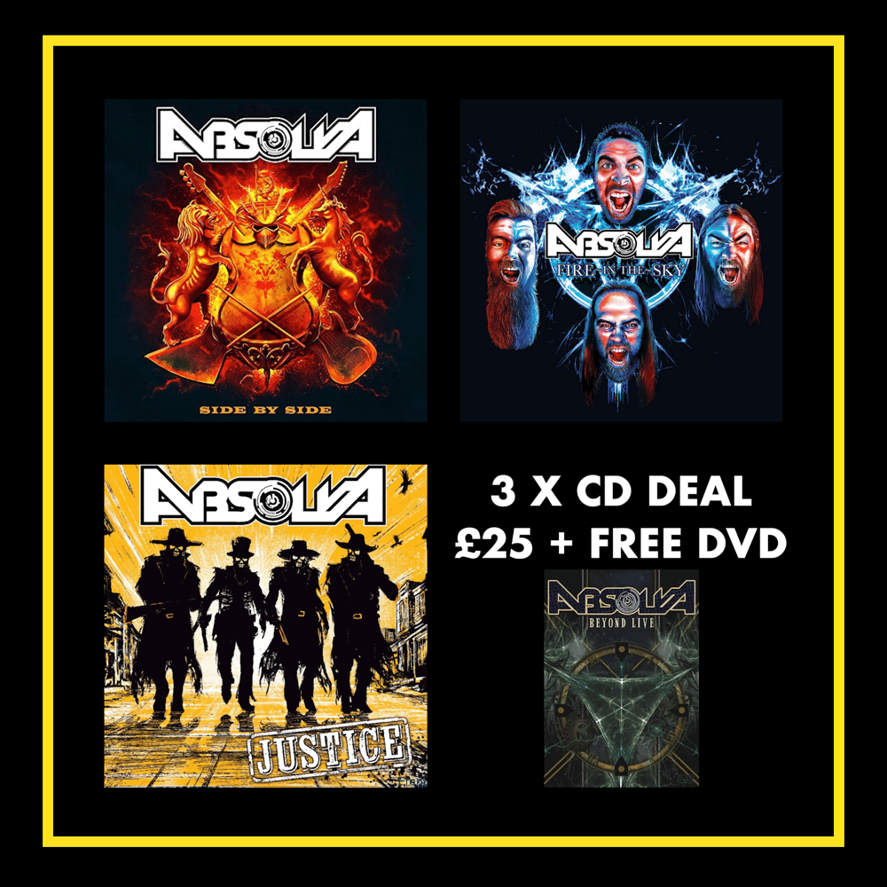 3 x CD : Justice + Fire in the Sky + Side By Side