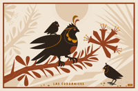 LAS CODORNICES - 9x6 - Full Color Print
