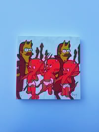 Image 2 of  i need you but i wish i didnt (14 x 14 original painting)