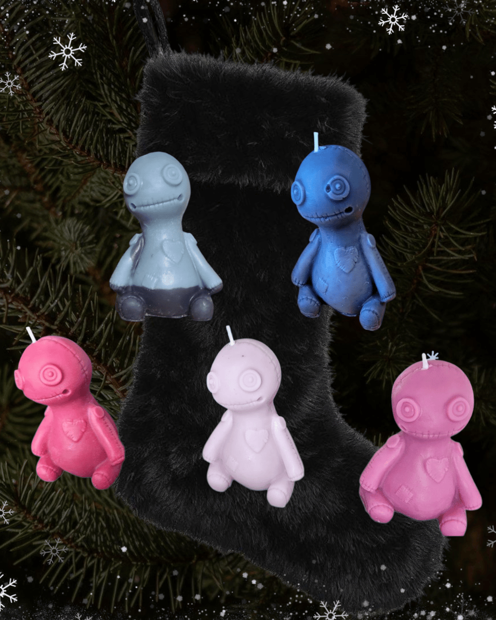 Image of Voodoo Doll Candles 