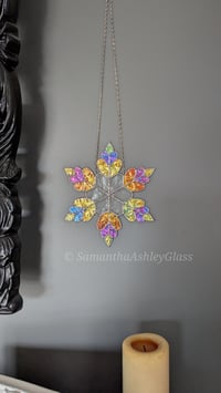 Image 3 of Snowflake 1 - Vibrant Dichro & Frosted