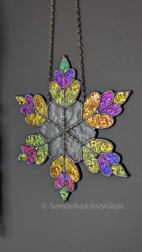 Image 4 of Snowflake 1 - Vibrant Dichro & Frosted