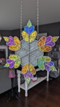 Image 5 of Snowflake 1 - Vibrant Dichro & Frosted