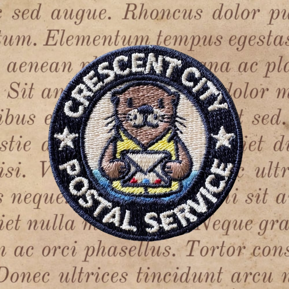 Image of Crescent City Postal Service Patch – Mail Otter Edition