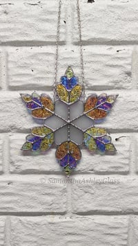 Image 2 of Snowflake 1 - Vibrant Dichro & Frosted